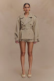 Alden High Waisted Short Pebble