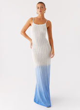 Kiki Maxi Dress Ombre Blue