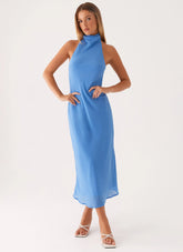 Shelly Midi Dress Azure