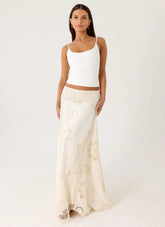 Marzia Maxi Skirt Ivory