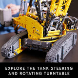 LEGO Technic Liebherr Crawler Crane LR 13000 Model Kit Bedroom or Office Decor for Adults Ages 18 Building Blocks for Adults to Display Gift Ideas 42146