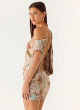 Cinema Mini Dress Desert Blur