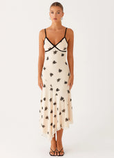 Amelia Midi Dress Nude