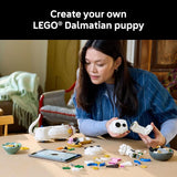 LEGO Disney 101 Dalmatians Puppy Building Set for Adults Collectible DIY Kit for Movie Fans 18 Build Patch Penny Rolly or a Custom Pup Gift Idea for Dog Lovers and Craft Enthusiasts 43269