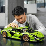 LEGO Technic Lamborghini Sián FKP 37 Building Sets for Adults - Detailed Lamborghini Model Car Kit for Men & Women. Ages 18+ Years - Display in Room as Decor - 42115