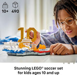 LEGO Editions Kylian Mbappé – Soccer Highlights - Building Set for Boys & Girls. Ages 10+ - Collectible Soccer Gift with Plaque - Kids Bedroom or Shelf Decor - 43013