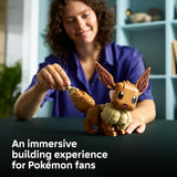 LEGO Pokémon Eevee - Collectible Building Set for Adults. Ages 18+ - Posable Pokémon Figure for Display - Desk. Bookshelf or Home Office Decor - Gift for Men & Women - 72151