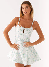 Helena Mini Dress Vintage Ditsy Floral