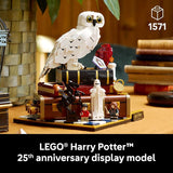 LEGO Harry Potter Sorcerers Stone Collectors Edition Building Set for Adults DIY Craft Kit for Women Men Ages 18 Buildable Hedwig 3 Minifigures Gift Idea for Birthdays 76466