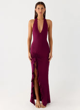 Charmed By You Maxi Dress Plum