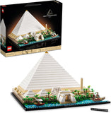 LEGO Architecture Great Pyramid of Giza Set 21058. Home Décor Model Building Kit. Creative DIY Activity. Famous Landmarks Collection