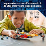 LEGO Star Wars - Juguetes de construcción del vehículo espacial de Cobb Vanth para niños y niñas - Juego de simulación para niños y fanáticos. a partir de 7 años - Regalo para cumpleaños - Con
