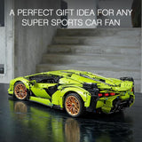 LEGO Technic Lamborghini Sián FKP 37 Building Sets for Adults - Detailed Lamborghini Model Car Kit for Men & Women. Ages 18+ Years - Display in Room as Decor - 42115