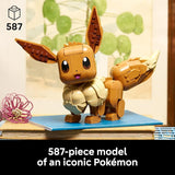 LEGO Pokémon Eevee - Collectible Building Set for Adults. Ages 18+ - Posable Pokémon Figure for Display - Desk. Bookshelf or Home Office Decor - Gift for Men & Women - 72151