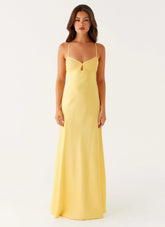 Joanie Maxi Dress Yellow