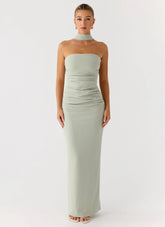 Libra Maxi Dress Pastel Sage