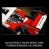 LEGO Icons McLaren MP4 4 Ayrton Senna Minifigure Model Car Kit Buildable F1 McLaren Set for Adults Ages 18 Gift for Birthdays 10330