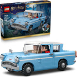 LEGO Harry Potter Enchanted Flying Ford Anglia Car Building Toy for Boys Girls Book Shelf Bedroom Decor for Ages 14 W Harry Ron Hedwig Minifigures Gift Idea for Birthdays 76470