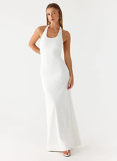 New Girl Maxi Dress White