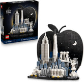 LEGO Architecture New York City The Big Apple Building Set for Adults Ages 18 Decor for Bedroom Office or Desk Gift for Men Women 21066