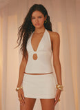 Mirna Halter Top Cream