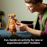 LEGO Ideas ET the Extra Terrestrial 21370 Collectible Building Set for Adults Ages 18 Relaxation Activity Posable Figure W Light Brick 1226 pieces Gift for Fans