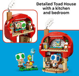 LEGO Super Mario Party at Toads House Building Toy Pretend Play Set for Boys Girls Ages 7 Kids Building Blocks with Digital Action 2 Toad Toy Figures Gift Idea for Birthdays 72041