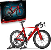 LEGO Icons 11380 Juego de construcción para adultos a partir de 18 años modelo de bicicleta de carreras con detalles realistas decoración de oficina en casa o escritorio regalo para hombres y