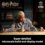 LEGO Harry Potter Diagon Alley Wizarding Shops Building Set for Adults Collectible Kit for Harry Potter Fans with 12 Microfigures Gift Idea for Men Women Fans 76444