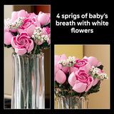 LEGO Botanicals Bouquet of Pink Roses Artificial Flowers Building Blocks for Adults Ages 18 Gifts for Birthdays for Her Flowers for Home Office Shelf or Room Decor 10374