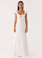 Never Really Over Maxi Dress White