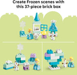 LEGO DUPLO Disney Frozen Creative Box with Elsa and Olaf 10462 Building Toys for Toddlers Ages 2 Sturdy Build for Pretend Play Develops Fine Motor Skills 37 pieces Gift for Birthdays