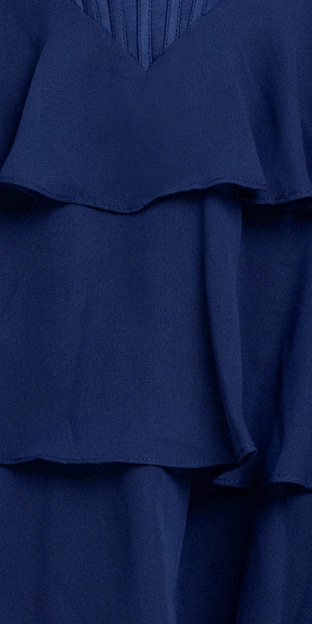 Sweetheart Satin Corset Chiffon Tiered Fit and Flare Dress