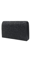 Lame Full Flap Rhinestone Handbag