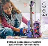 LEGO Editions Olivia Rodrigos Dual Guitar 43031 Collectible Building Toy for Teens Ages 14 Olivia Rodrigo Minifigure Bedroom Decor 1228 pieces Gift for Birthdays