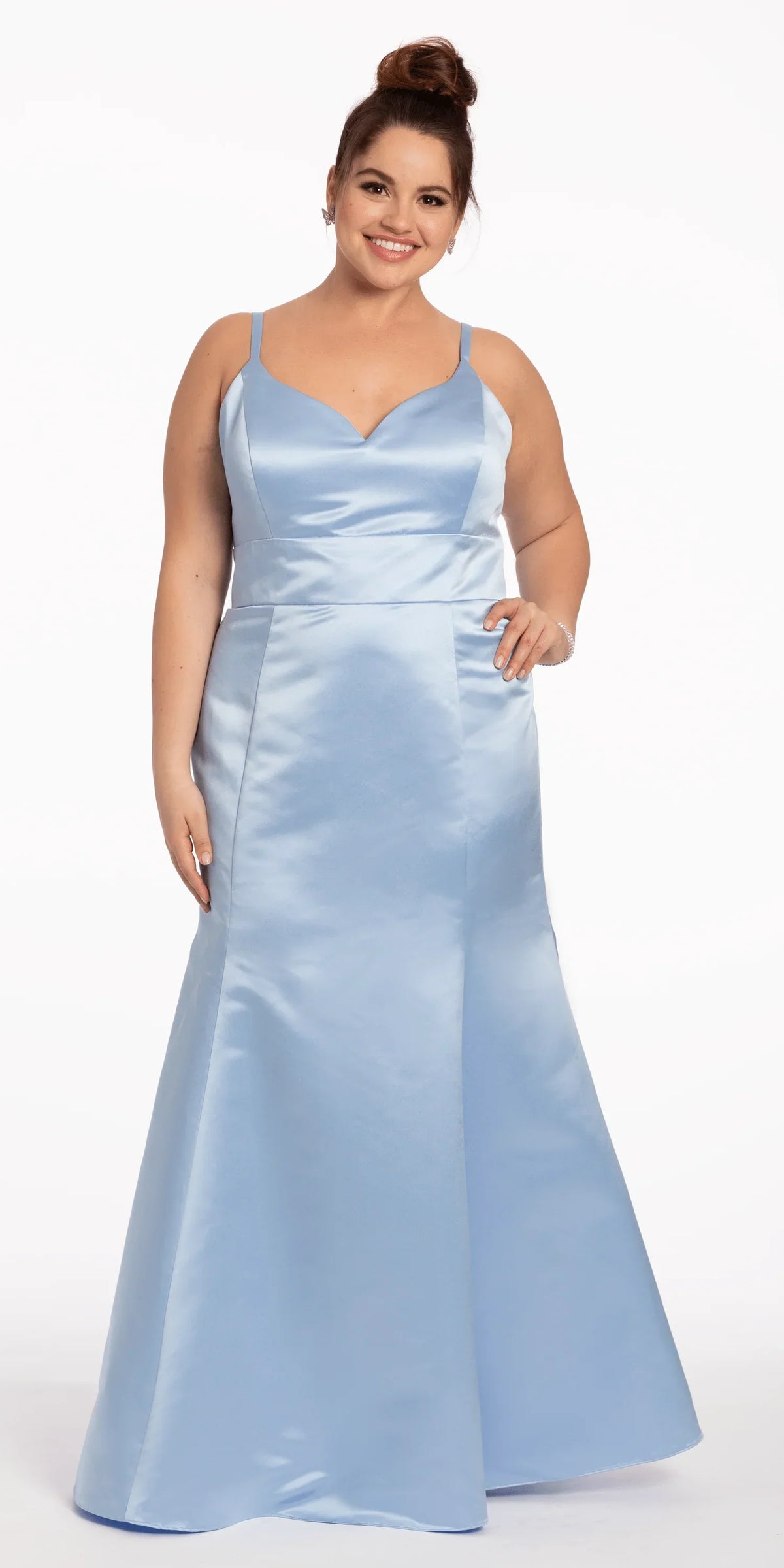 Satin Mermaid Sweetheart Dress Petite