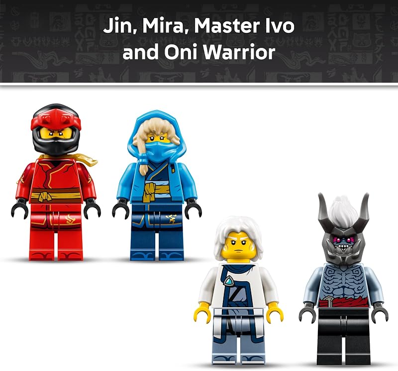 LEGO NINJAGO Battle at the Dragons Blade 71871 Collectible Building Toy for Boys Girls Ages 9 Display Set for Bedroom or Desk 4 Minifigures 1016 pieces Gift Ideas