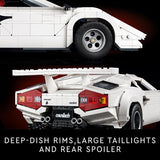 LEGO Icons Lamborghini Countach 5000 Quattrovalvole Model Car Kit Collectible Building Set for Adults Ages 18 Detailed Lamborghini Car Kit with Scissor Doors V12 Engine and More 10337
