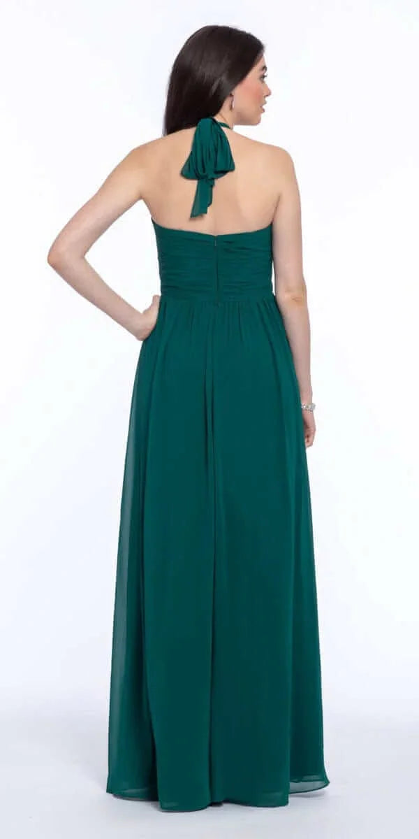 Tie Neck Halter Dress Missy
