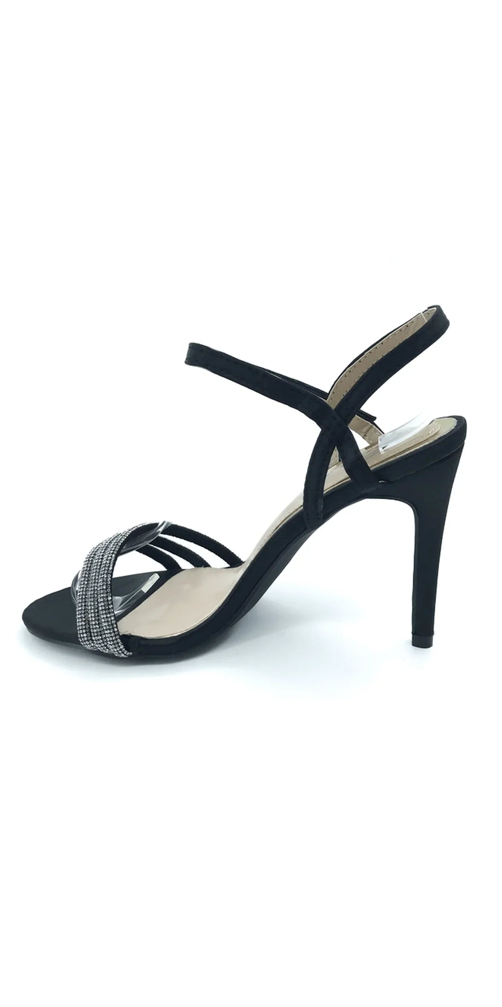 Rhinestone Strappy High Heel Stiletto Sandal