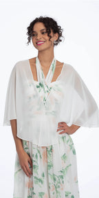 Chiffon Convertible Cape