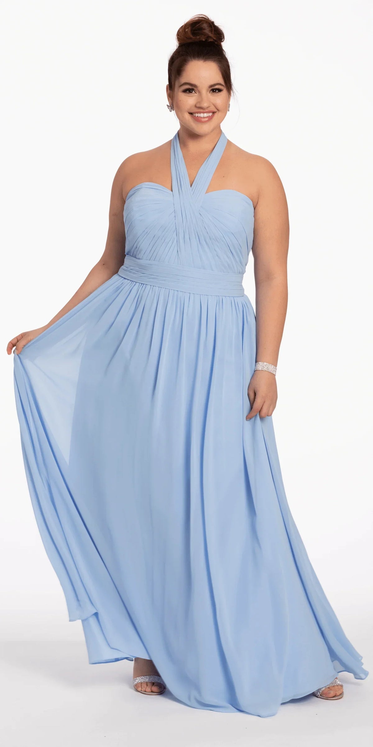 Tie Neck Halter Dress Petite