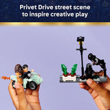 LEGO Harry Potter Hagrid & Harry's Privet Drive Escape Building Toy for Boys & Girls - Pretend Play Set for Kids. Ages 8+ - W/Mini Hagrid's Motorcycle & 4 Minifigures - Gift for Birthdays - 76459
