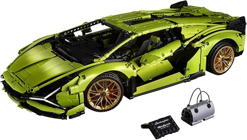 LEGO Technic Lamborghini Sián FKP 37 Building Sets for Adults - Detailed Lamborghini Model Car Kit for Men & Women. Ages 18+ Years - Display in Room as Decor - 42115