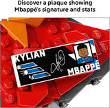 LEGO Editions Kylian Mbappé – Soccer Highlights - Building Set for Boys & Girls. Ages 10+ - Collectible Soccer Gift with Plaque - Kids Bedroom or Shelf Decor - 43013