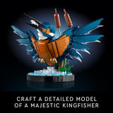 LEGO Icons Kingfisher Bird Model. Creative Set for Adults to Build and Display. Relaxing Project for Bird Lovers & Enthusiasts. Ideal Gift for Home and Office Décor. 10331