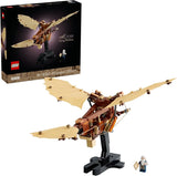 LEGO Icons Leonardo da Vinci's Flying Machine DIY Kit - Ornithopter Building Set for Adults. Ages 18+ - Craft for Home or Office Decor with Display Stand - Gift Idea - 10363