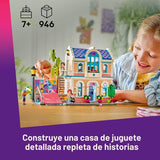 LEGO Friends Casa Familiar de Liann - Juego de Construcción de Muñecas para Niñas y Niños - Juego de Simulación para Niños. Edades 7+ - Con 4 Minimuñecas. 2 Figuras de Juguetes Mascotas y Accesorios
