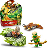 LEGO NINJAGO Loyd vs. Earth Monster Spinner Juguete de construcción para niños y niñas. figuras de juguete ninja y juego para niños a partir de 6 años - Incluye 2 minifiguras para juego de simulación - Idea de regalo para cumpleaños - 71850