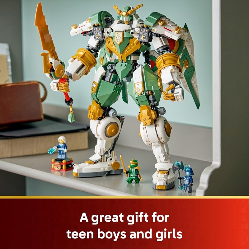 LEGO NINJAGO Lloyd's Titan Mech 15th Anniversary Building Toy - Collectible Mech Set for Boys & Girls. Ages 14+ - Display as Bedroom Decor - Gift for Birthdays - 71860